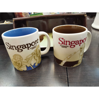 *SINGAPORE 咖啡杯2入一組 星巴克STARBUCKS espresso 迷你城市杯