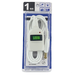 【Mayka明家】 C8101A 6呎 1.8米 1插1開關 中繼延長線 防雷中繼線 延長線
