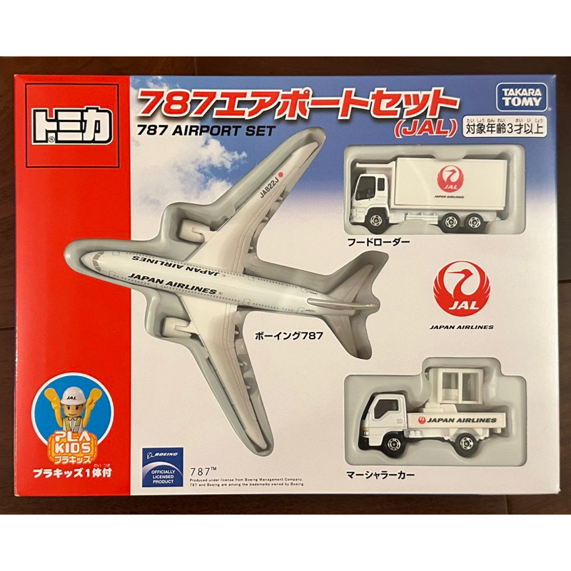 Tomica 多美 日航 JAL 787 波音 飛機 套組 Tomy 全新