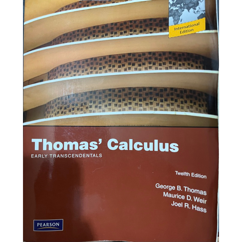 原文微積分 Thomas Calculus 12/E