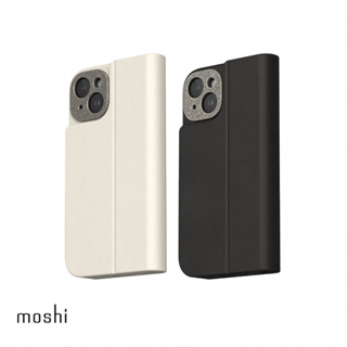 Moshi【NEW iPhone 15】Overture磁吸可拆式卡夾型皮套 支援Magsafe 手機殼