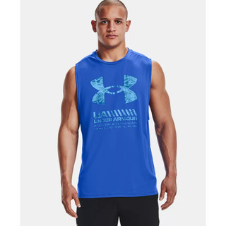 [全新正品] Under Armour Velocity Graphic Tank 健身 無袖 背心(M)