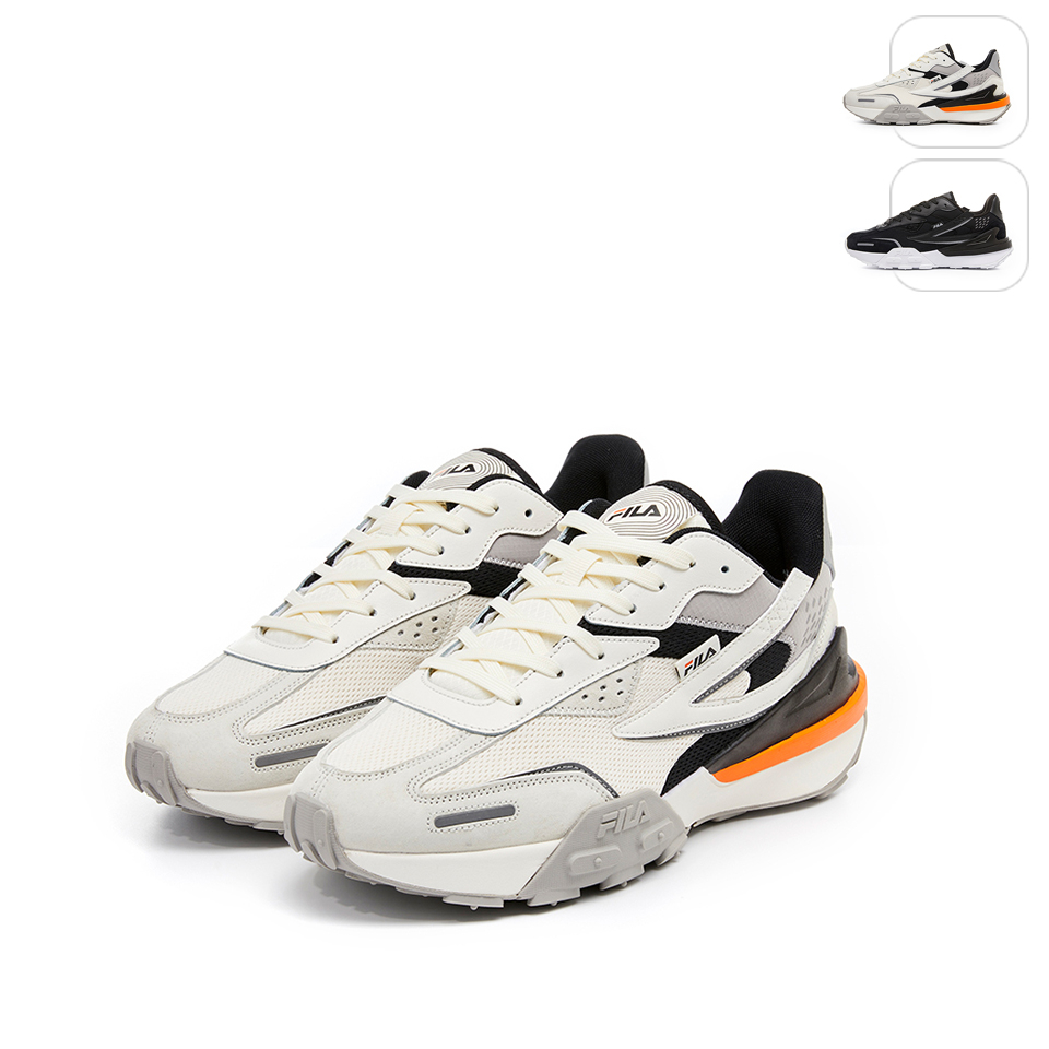 【FILA】男性 RAPIDRIDE 運動鞋-米/黑 1-C111X-102