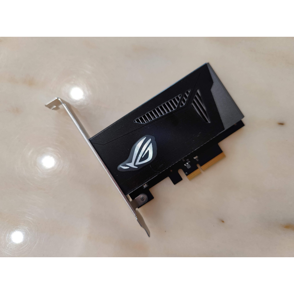 華碩 ASUS ROG AREION 10G 電競網卡 PCI-e 3.0*4 10Gbps 全尺寸散熱片