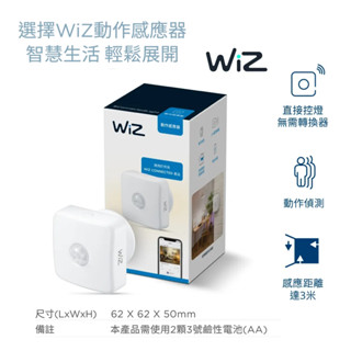 飛利浦 Wi-Fi WiZ 智慧照明 動作感應器 PW007 PW07N【高雄永興照明】