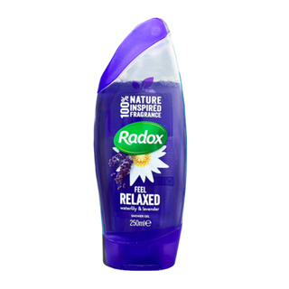 福利品【Radox】洗髮+洗澡二合一沐浴乳-薰衣草睡蓮(250ml)