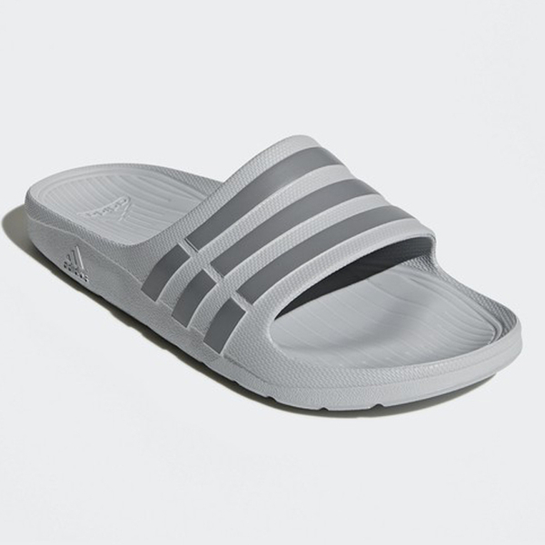 全新 adidas Duramo Slide 男用拖鞋 海邊戲水 沙灘 B44298 灰 UK10 (28.5cm)