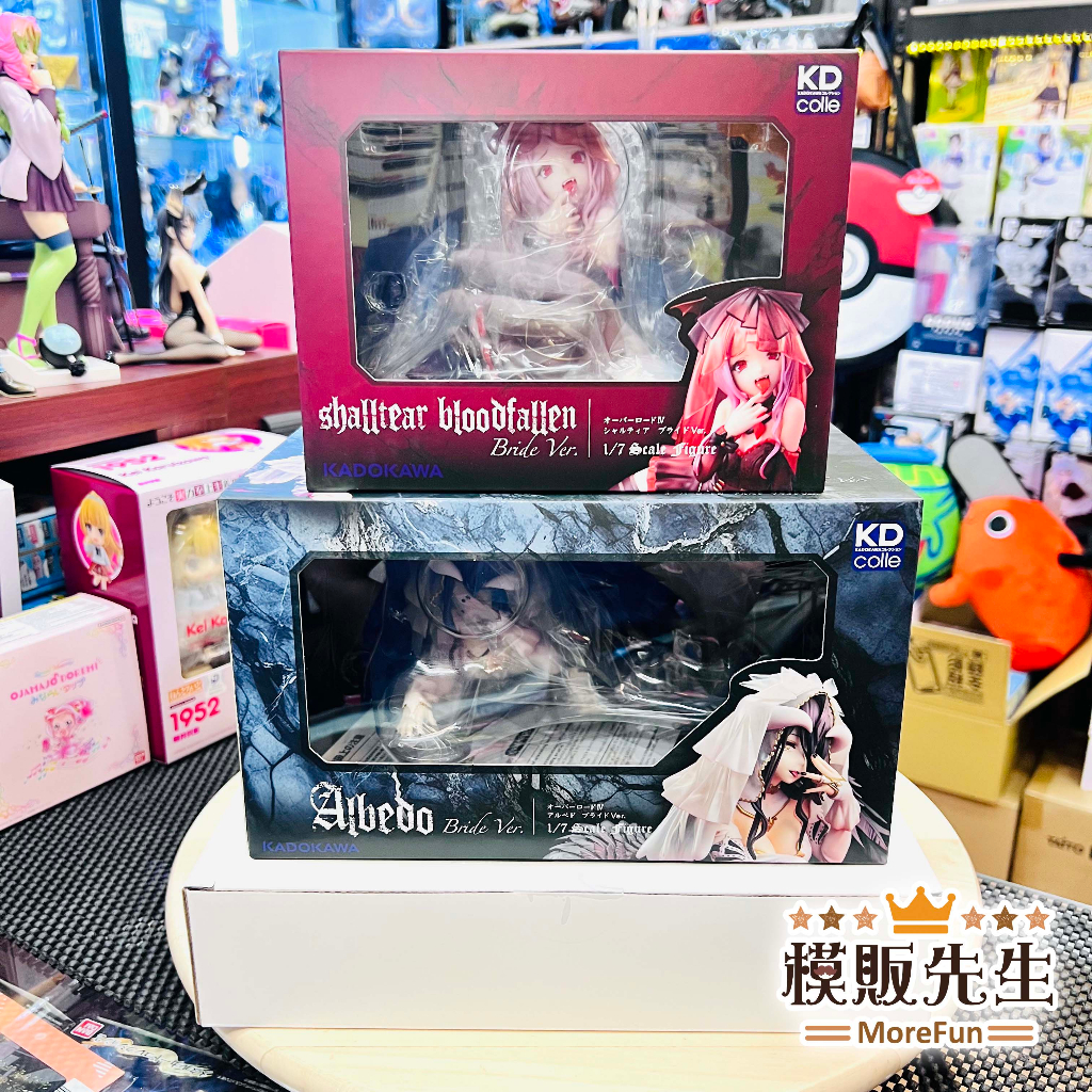 【模販先生】現貨 KADOKAWA OVERLORD 1/7 雅兒貝德 夏提雅 新娘Ver. 特別套組 PVC 公仔