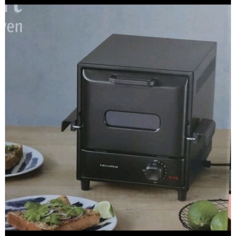 récolte 麗克特 Delicat slide rack oven 電烤箱（黑色）