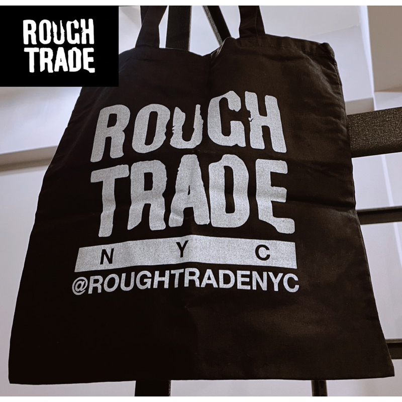 1組2個 Rough Trade NYC Tote Bag DOMINO 托特包 包 提袋 袋 黑膠 唱片 廠牌 樂團