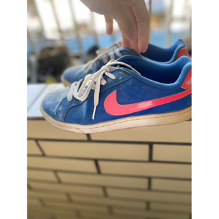 全網最便宜 專櫃購買Nike 復古風 藍色 女生板鞋 US6.5號