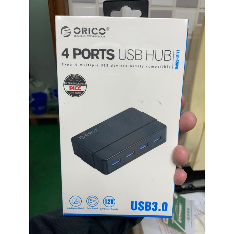 ORICO-H4928-U3-V1 4PORTS HUB USB3.0 USB 4孔轉接頭「全新」