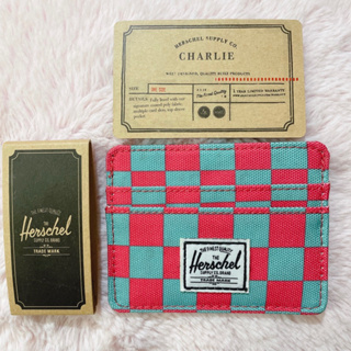 Herschel Charlie Wallet卡夾 格紋特別版 信用卡夾 悠遊卡夾 證件套 鈔票夾 百貨公司專櫃正品