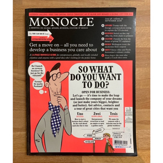 MONOCLE 英文雜誌 商業設計 第96期 2016/9 書況保存良好