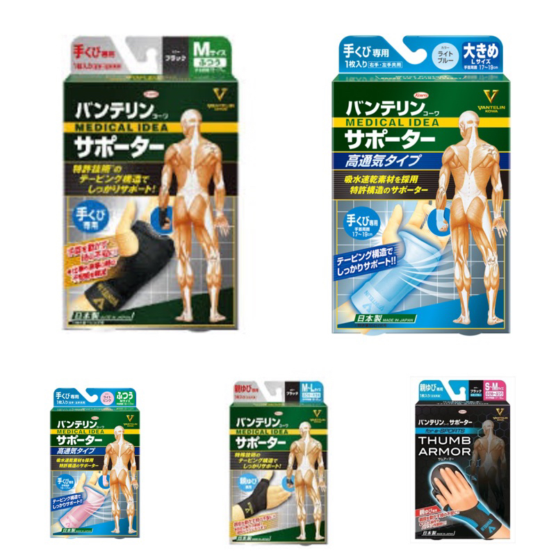 日本🇯🇵製興和Vantelin Kowa護腕手套 運動護具