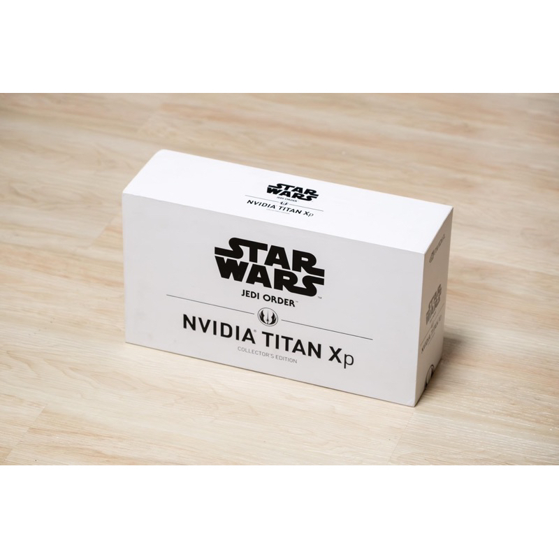 NVIDIA TITAN XP Star Wars Jedi Order 星際大戰 白色典藏版｜顯示卡包裝盒