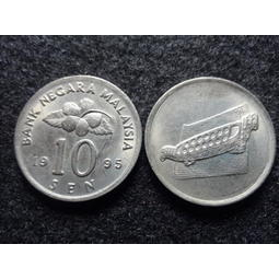 【全球郵幣】馬來西亞 1995年 10 sen MALAYSIA coin