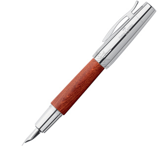 【筆較便宜】Faber-Castell輝柏 E-MOTION 褐色梨木鋼筆 148201/148202