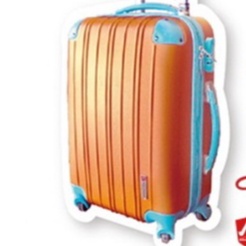 全新 法國 奧莉薇閣 Allez Voyager FRANCE 20吋行李箱/登機箱 橘+藍