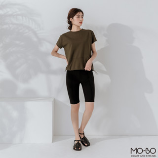 MOBO MIT質感彈力立體壓線馬褲 / 03010248