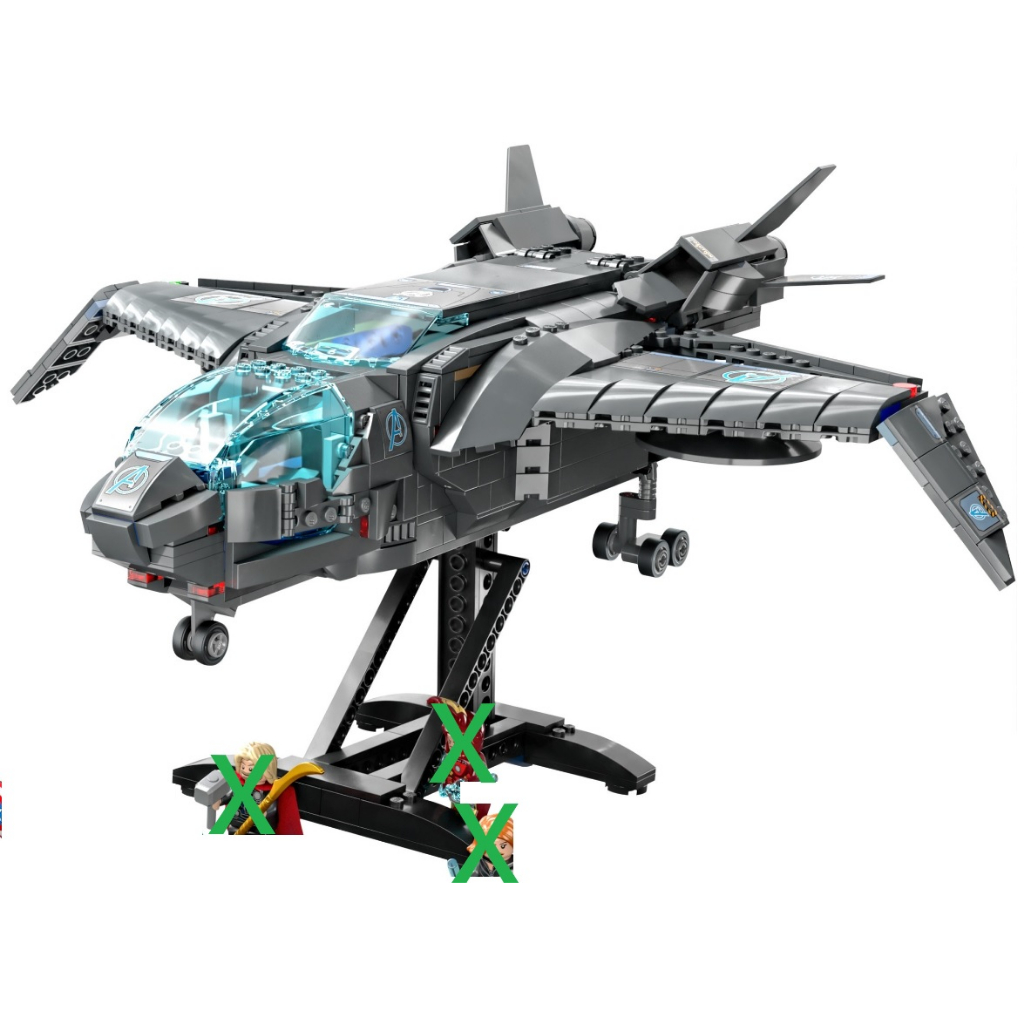 拆售 76248 LEGO Marvel Avengers Quinjet 樂高復仇者聯盟 只賣昆氏戰機載具 無人偶