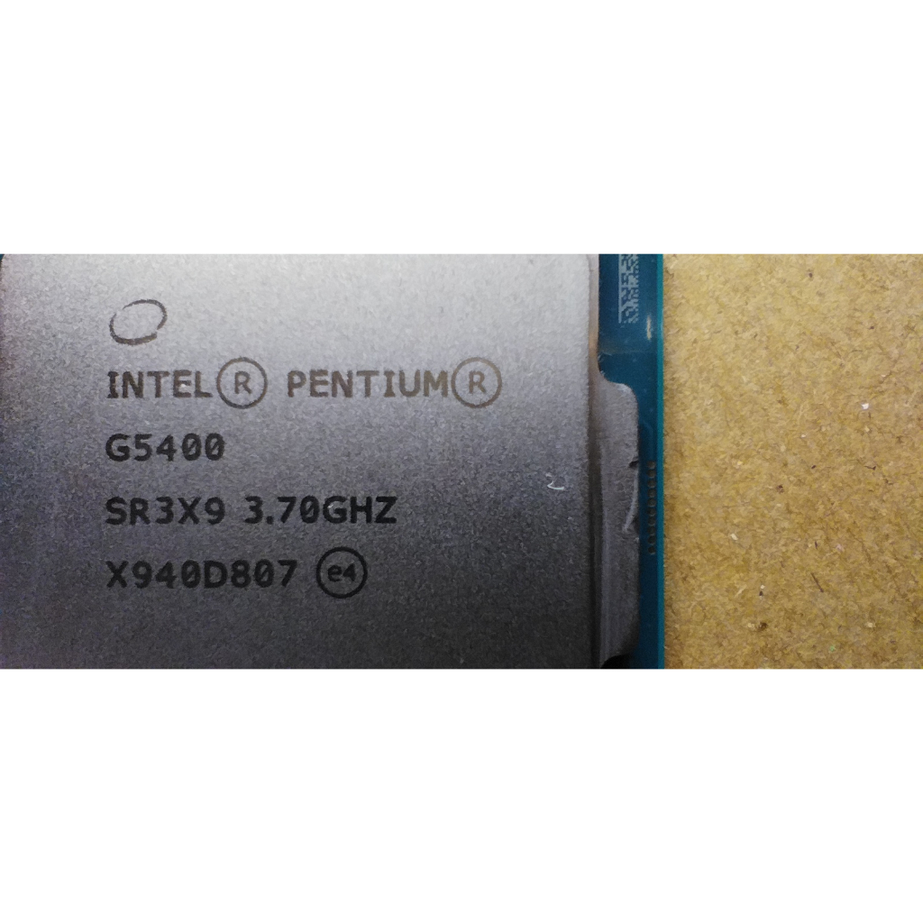 二手良品Intel® Pentium® 黃金級處理器CPU G5400