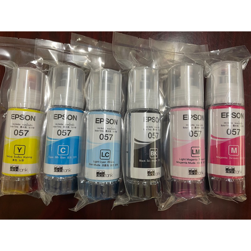 Epson 057 原廠墨水 裸包 適用機型 L8050/L18050墨水 需整組購買 2400元