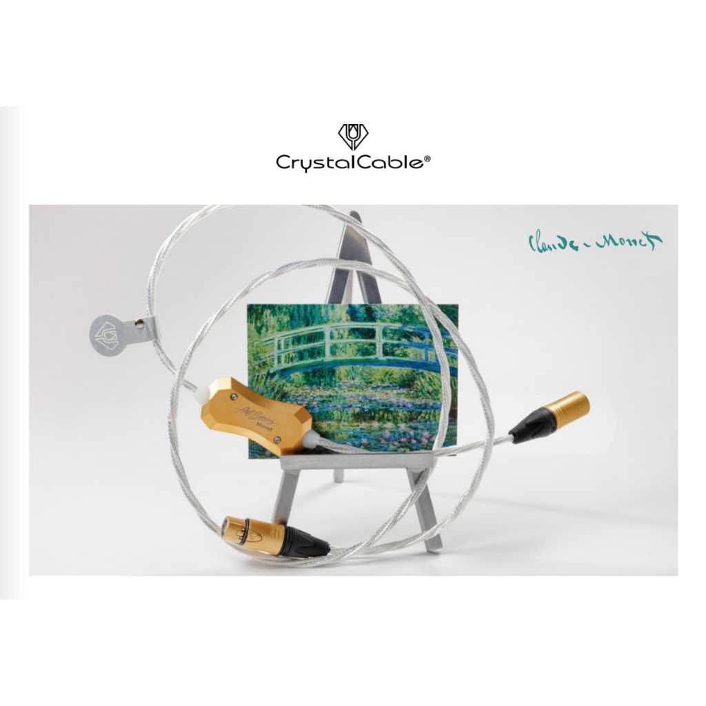 (CC旗艦莫內) 響樂－音響｜Crystal Cable Art Monet 訊號線 無限結晶銀 RCA XLR 水晶線
