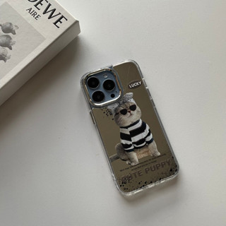鏡面墨鏡喵貓 iphone手機殼