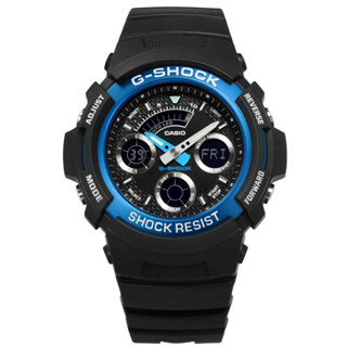 【G-SHOCK】強悍潮流運動雙顯錶 AW-591-2A 46.4mm 現代鐘錶