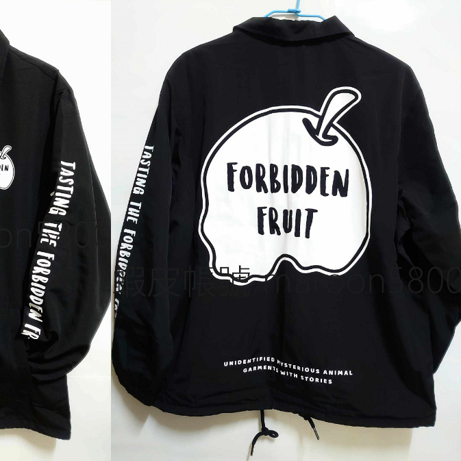 Forbidden Fruit LOGO COACH JKT 禁果 骷髏 外套 AES Alien 666 小鬼 黃鴻升