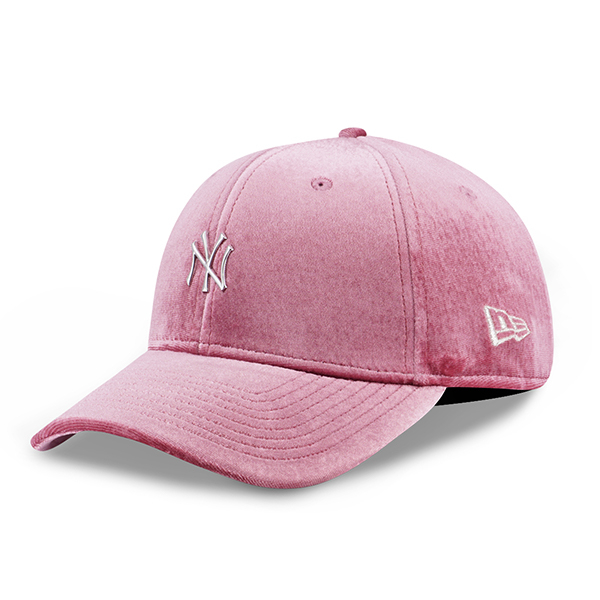 【NEW ERA】MLB NY 紐約 洋基 鵝絨 少女粉 鐵牌 9FORTY 秋冬 限量【ANGEL NEW ERA】