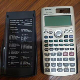 卡西歐 財務計算機 公司貨 CASIO FC200V 商學院專用計算機 功能完全正常