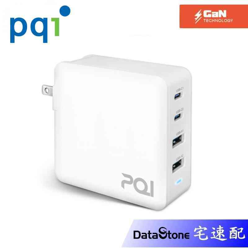 PQI 勁永 GaN 氮化鎵 充電器 PD QC3.0快充 100W 四孔 USB-C+A
