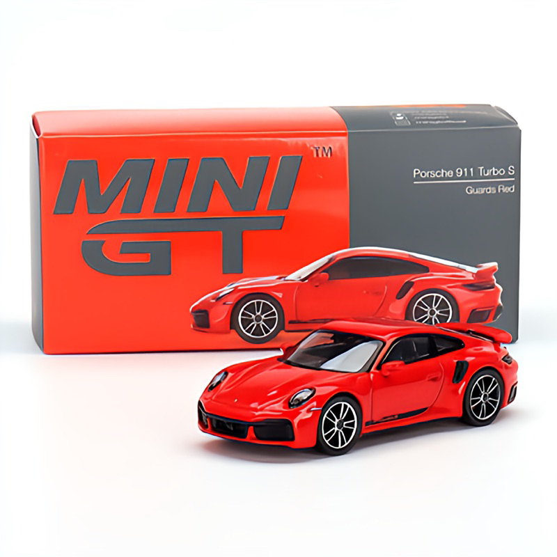 【STAN】現貨特價 MINI GT Porsche 911 Turbo S Guards Red 紅 #423 992
