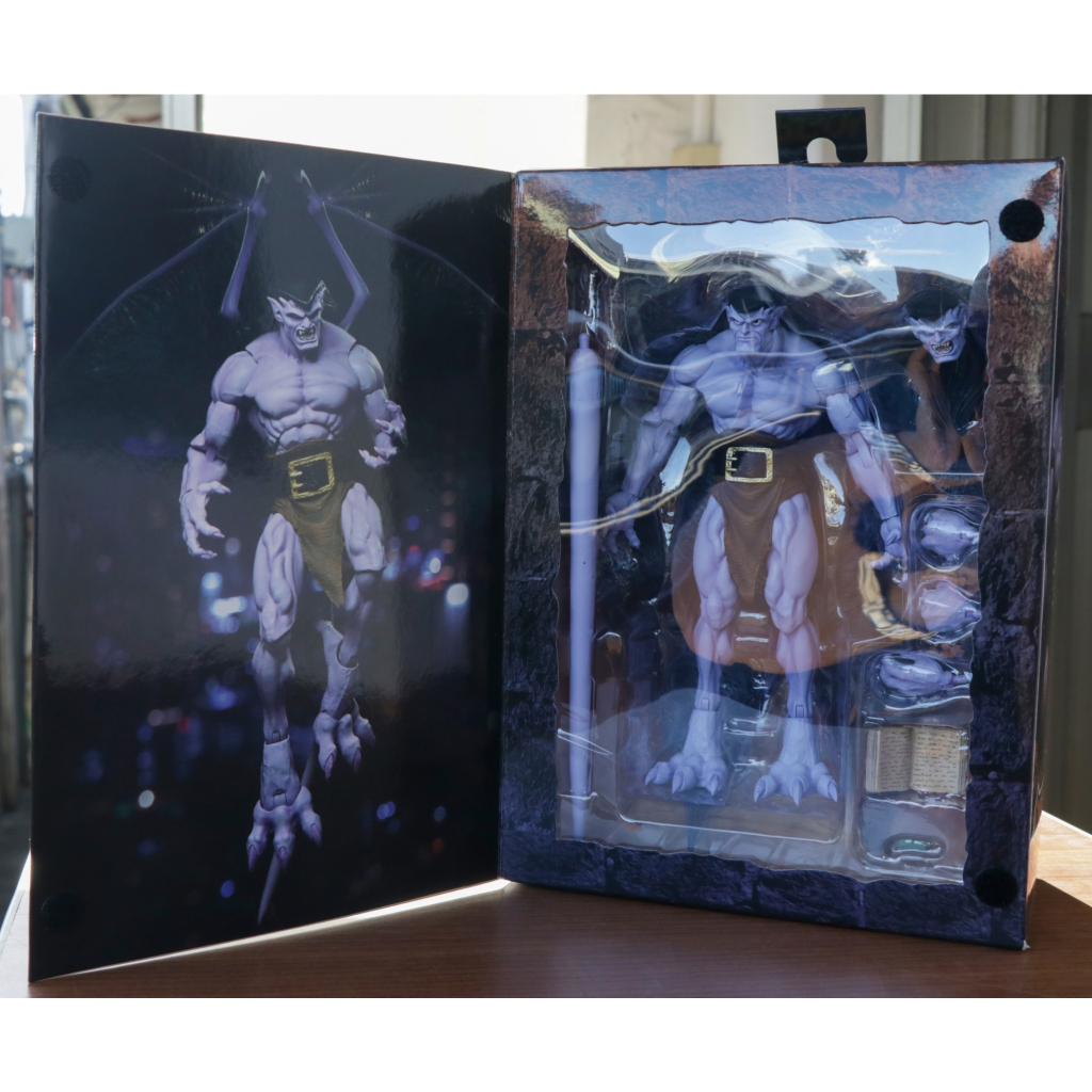 (全新)美版 NECA 7吋 夜行神龍 Gargoyles 哥利亞 Goliath 迪士尼Disney 可動 收藏 模型