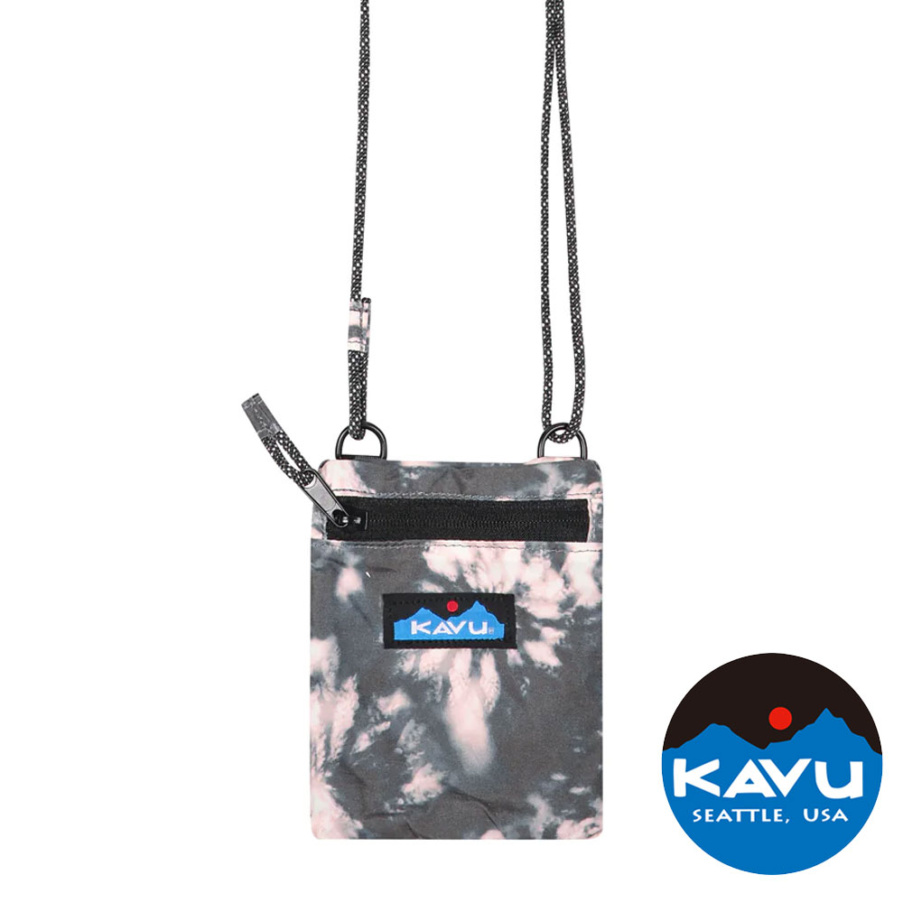 【KAVU】Waspusk Pouch 防水護照包『摩天渣染』K9366 露營｜休閒｜旅遊｜戶外｜肩背包｜斜背包