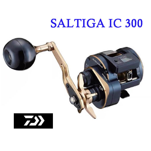 ［NEMOSHOP ]  SALTIGA IC 300 鼓式捲線器 同步線規 計米 數位顯示 遊動丸 路亞 鐵板 船釣