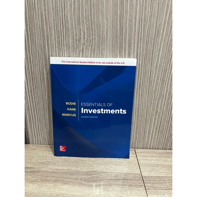 《未使用近新品》Essentials of Investments, 11e 投資學 第十一版