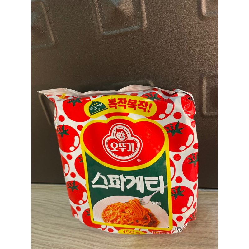 韓國 OTTOGI 不倒翁 番茄風味義大利麵 150g 份量足 韓國製 少見的泡麵義大利麵