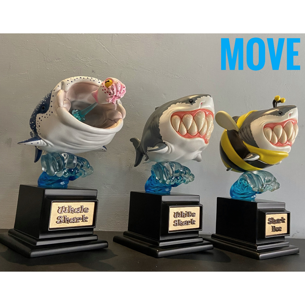 【MOVE】 (現貨) 博物志 鯊魚 PLUS 鯨鯊 大白鯊 仿真 限定版 放大 模型 收藏品 公仔 雕像 GK