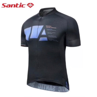 Santic 森地客 男士自行車騎行服 騎行服 MTB 透氣速乾 3 / 4 開放式拉鍊上衣 K9M2091