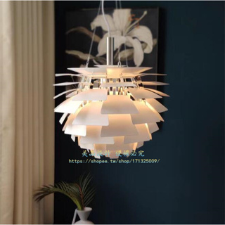 【110v現貨】北歐創意千葉松果吊燈PH5現代簡約客廳臥室餐廳吊燈