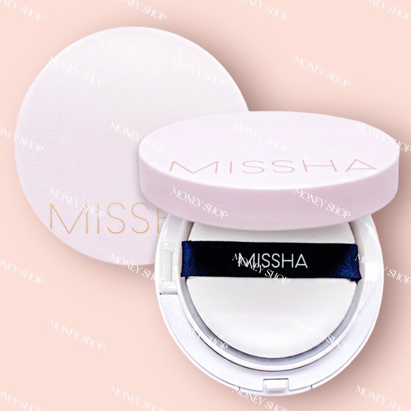 新品優惠 現貨 韓國 MISSHA 魔法持久氣墊粉餅 SPF50/PA+++ 粉色 遮瑕控油 15g