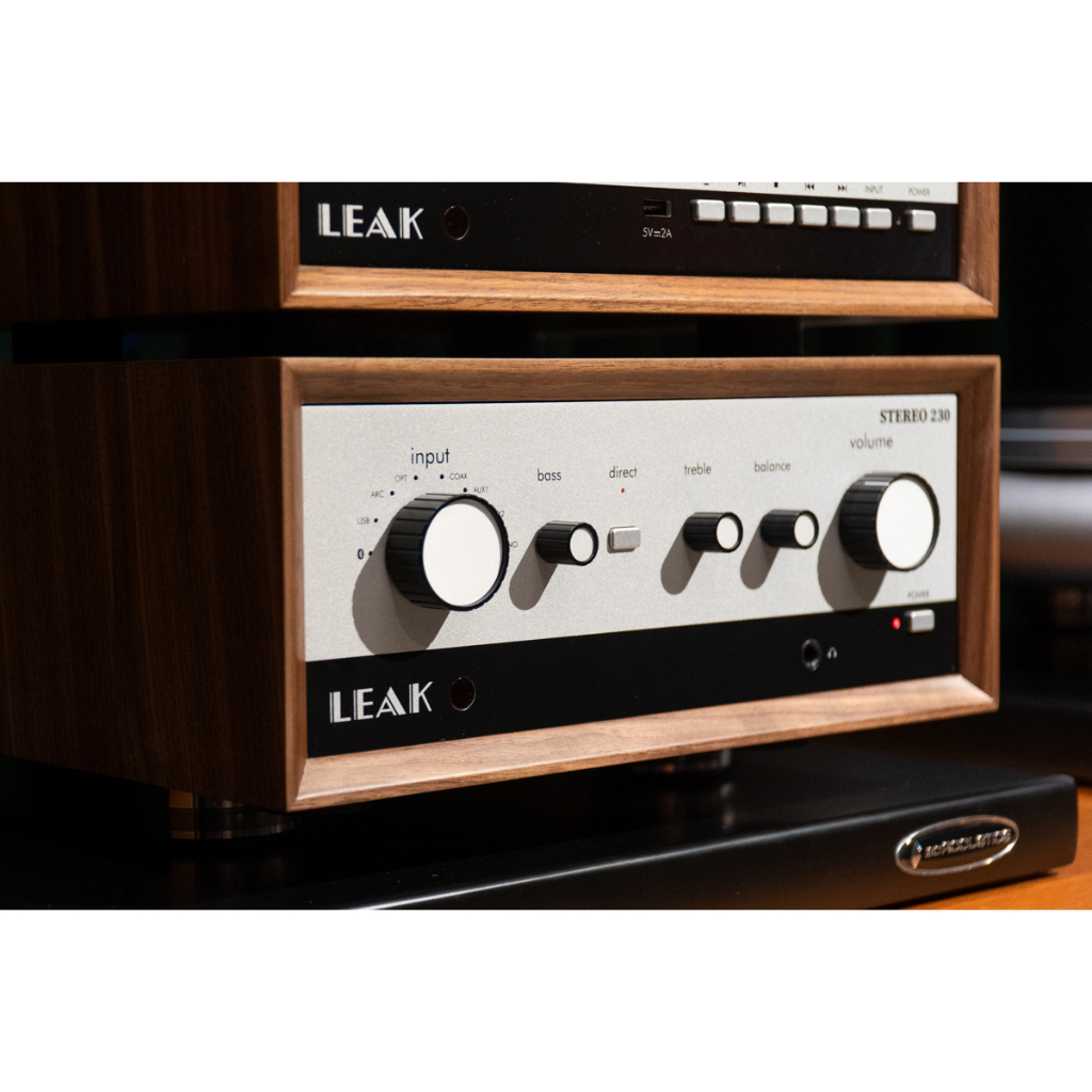 [ 沐耳 ] 英國精品 LEAK 高階綜合擴大機 Stereo 230 特仕版：唱放，藍芽，D/A，HDMI ARC傳輸