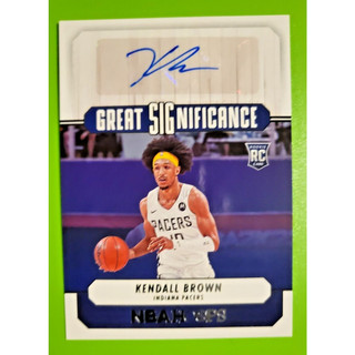 Kendall Brown 2022-23 Panini Hoops NBA籃球卡 簽名卡 新人卡 RC卡