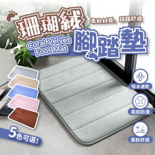 【仙人掌寵物用品】珊瑚絨腳踏墊 腳踏墊 止滑墊 地墊 玄關 臥室 腳踏墊 止滑墊 吸水地墊 防滑墊 防滑地墊 浴室腳踏墊