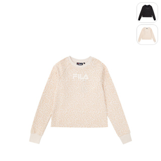 【FILA】女性 圓領長袖T恤-米卡其 5TEW-5859-BG