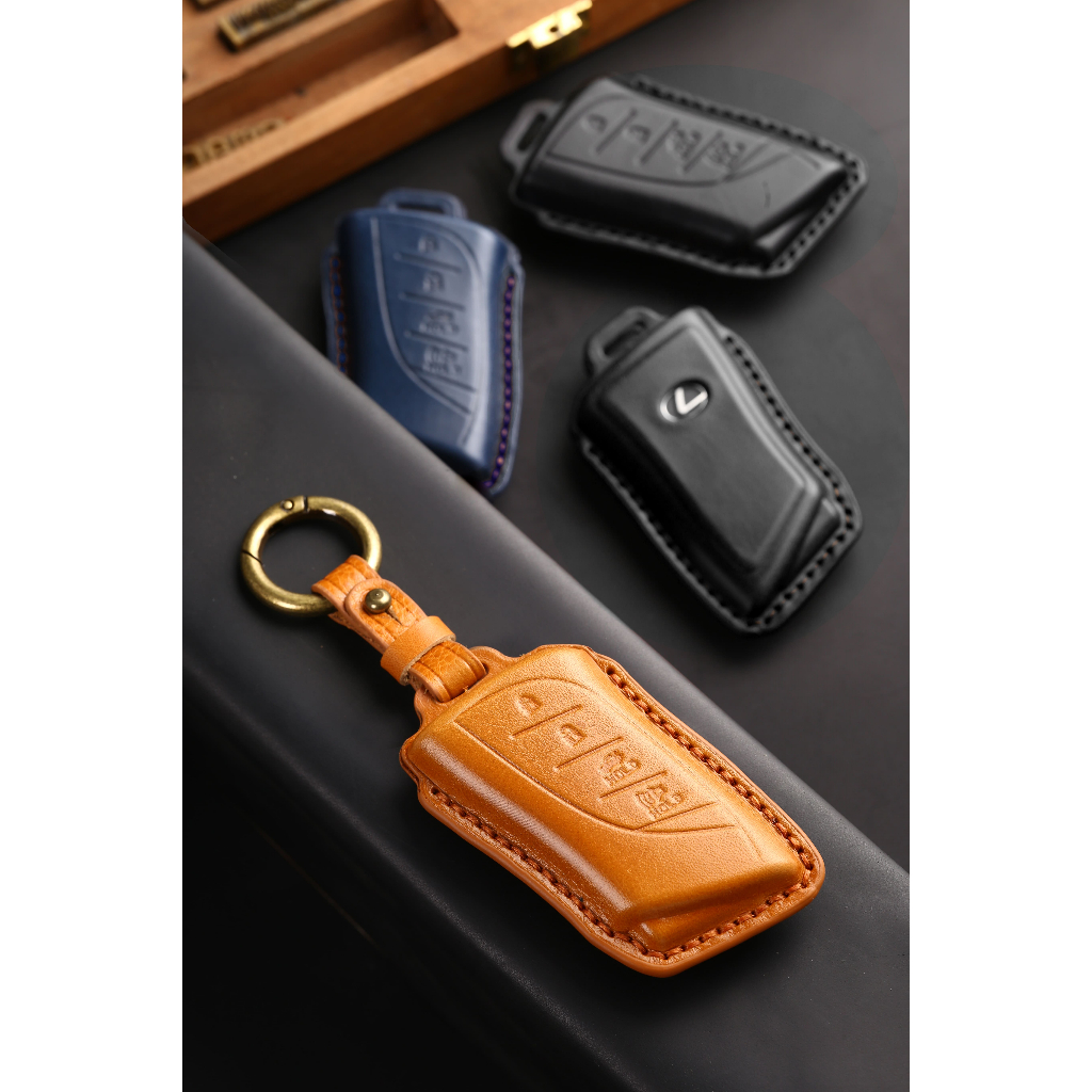 新款 現貨 Lexus NX RX UX ES IS LS RC 鑰匙皮套 鑰匙圈 牛皮 真皮 手工 鑰匙包 3D設計