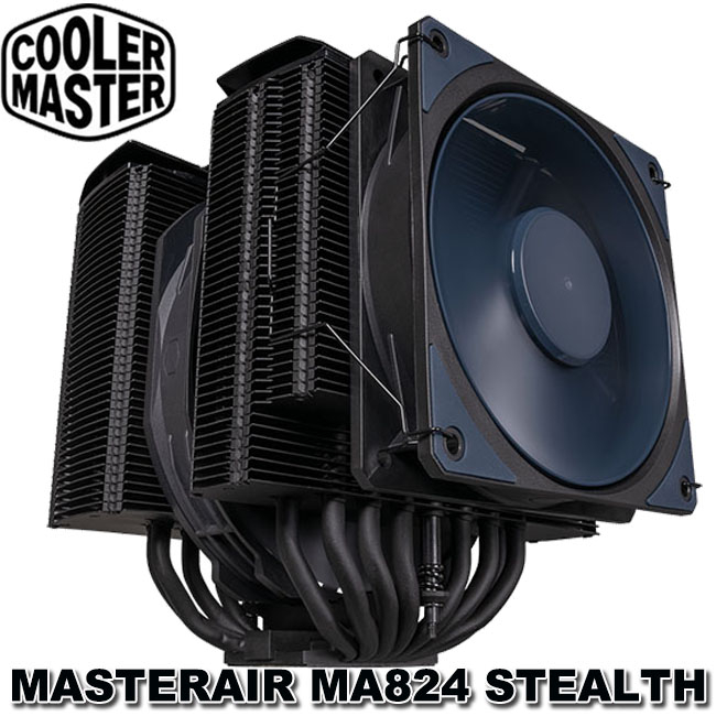 【MR3C】含稅 CoolerMaster MasterAir MA824 Stealth 黑化版 CPU散熱器